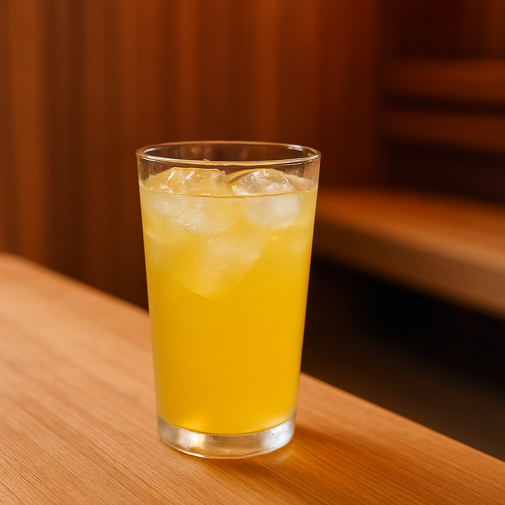 サウナ内ドリンク